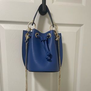 Beautiful blue bag made in Italy